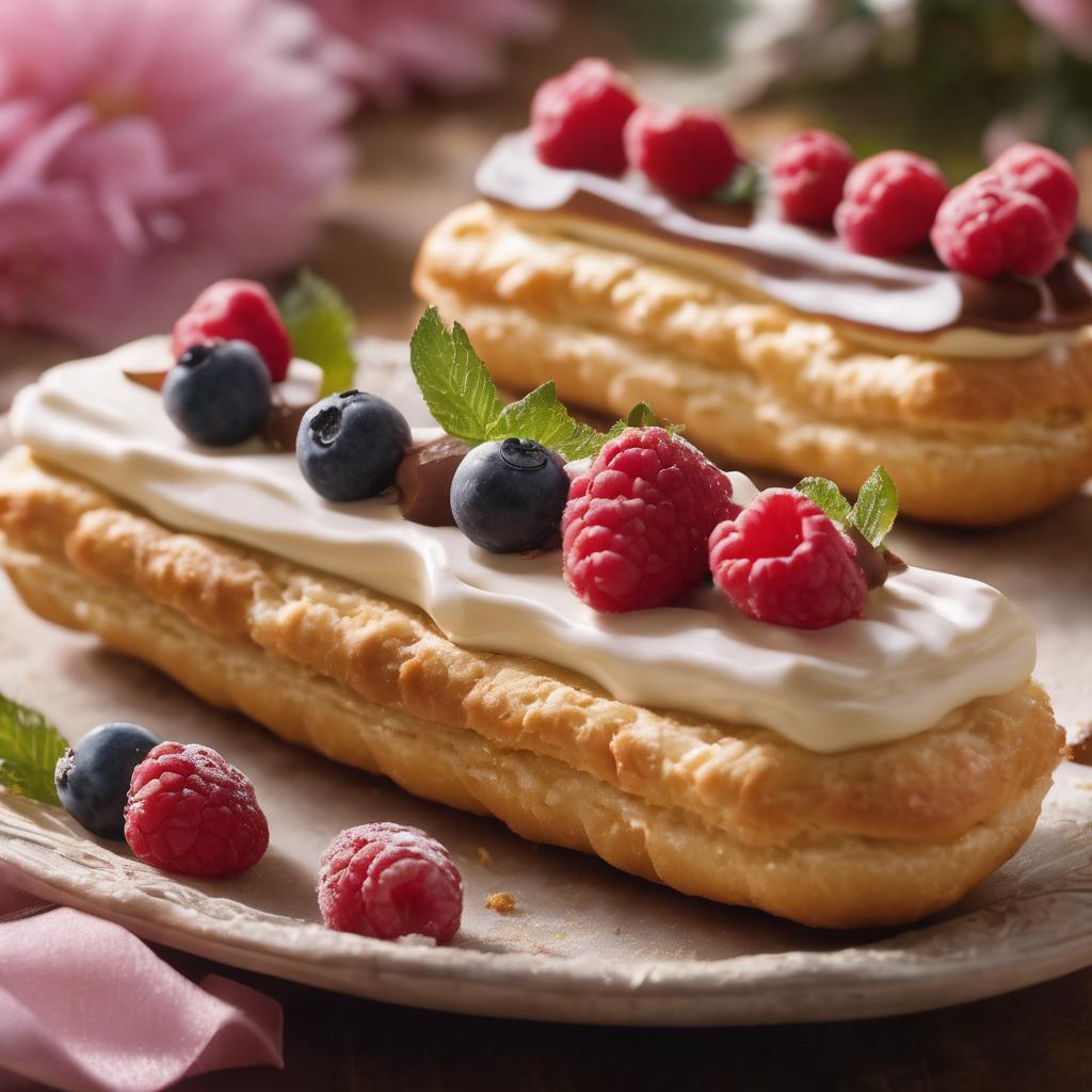 Enchanted Eclair: A Decadent Ballet of Gourmand Delights